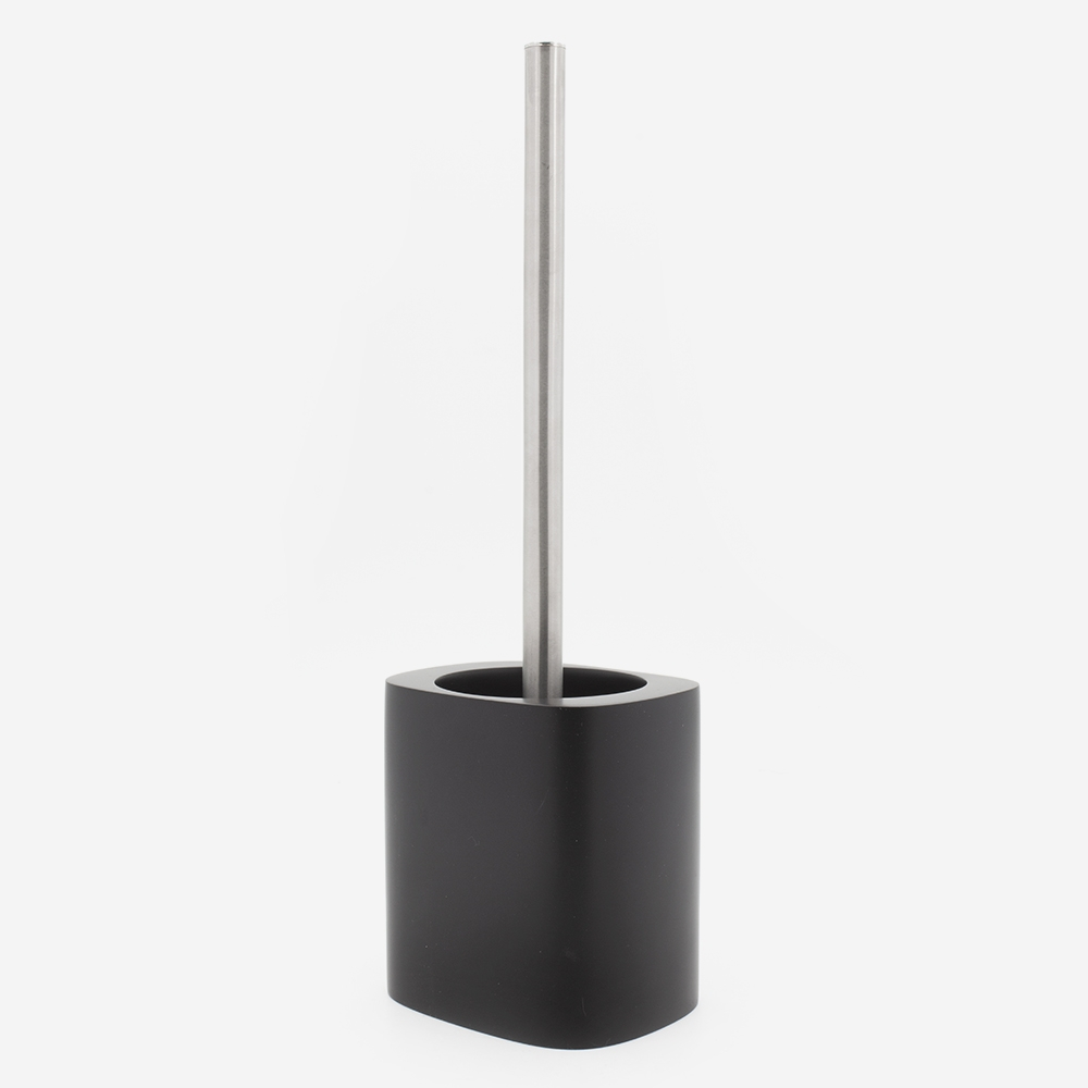 Pot à balai brosse WC à poser noir Kako_004618_Bath Bazaar Pot à balai brosse WC à poser noir Kako_004618_Bath Bazaar